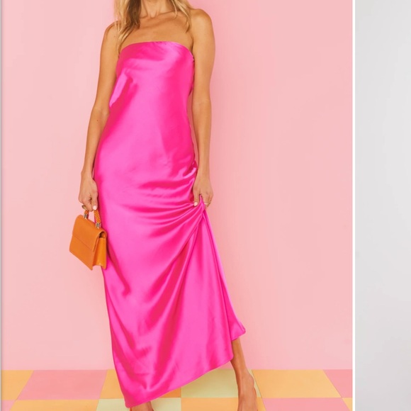 Show Me Your MuMu Dresses & Skirts - Show Me Your MuMu Vibrant Pink Strapless Dress
Taylor Tube Dress